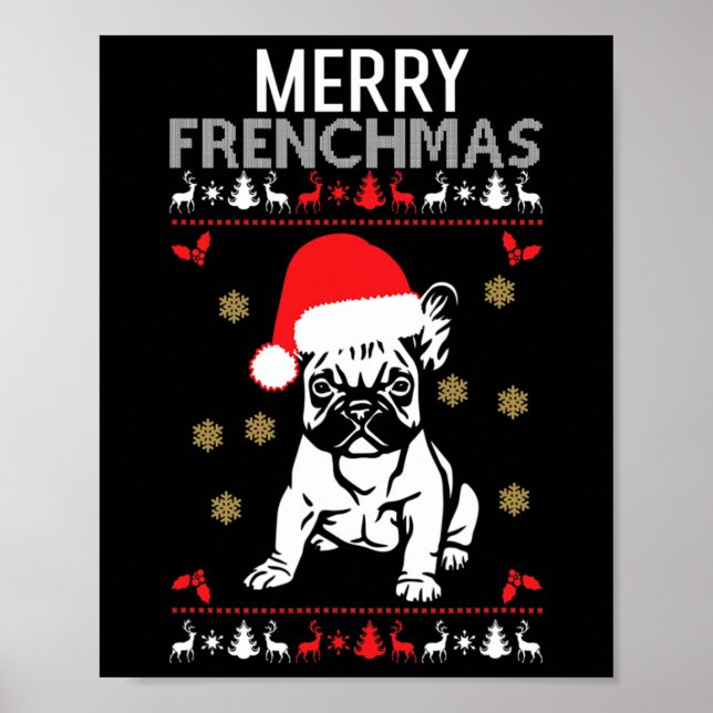Póster Bulldog francés de Frenchmas (Frente)