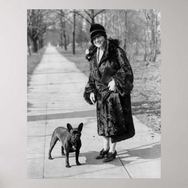 Póster Bulldog francés de los años 20 (Frente)