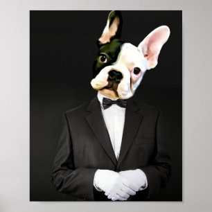 Póster Bulldog francés en un Poster turco
