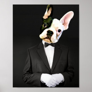 Póster Bulldog francés en un Poster turco