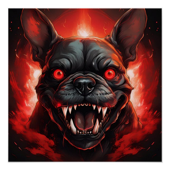 Póster Bulldog Francés Fallido (Anverso)