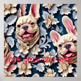Póster Bulldog francés lindo