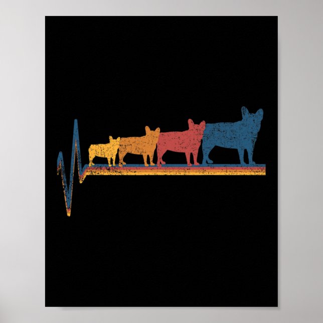 Póster Bulldog francés Lover (Frente)