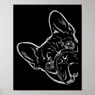 Póster Bulldog Francés Perro 1