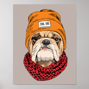 Póster Bulldog Guay