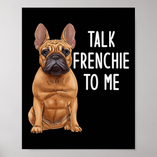 Póster Bulldog habla franchute a mí 