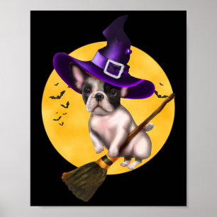 Póster Bulldog Halloween Vestidos Hombres Mujeres Niños P