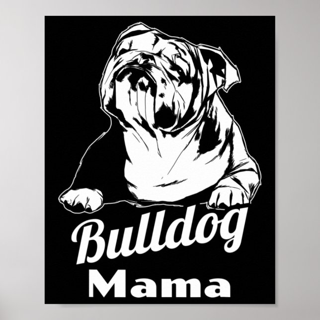 Póster Bulldog Mama (Frente)