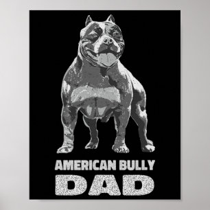 Póster Bulldog Perro Amante Americano