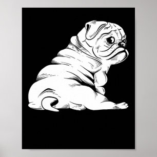 Póster Bulldog - Perro Perro Perro Perro Dueño de Cachorr