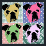 Póster Bulldog Pop Art Print<br><div class="desc">Bulldog Pop Art Print</div>