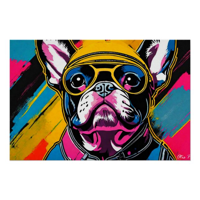 Póster Bulldog UNFRANCÉS SALVAJE (Anverso)