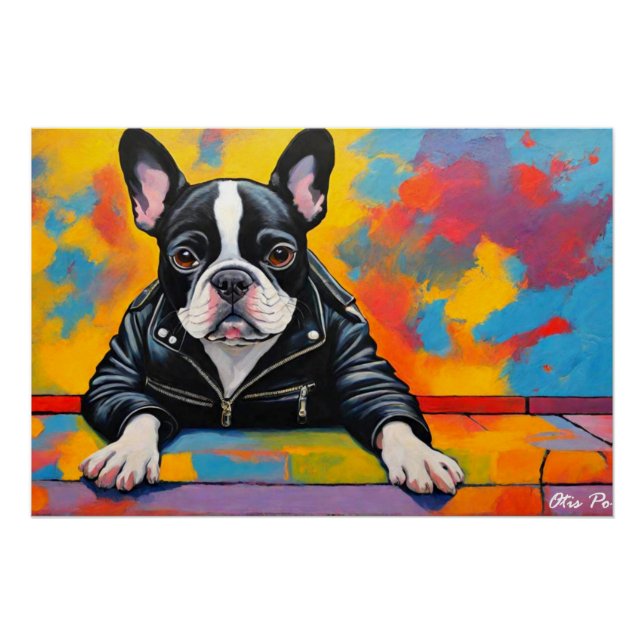 Póster Bulldog UNFRANCÉS SALVAJE 3 (Anverso)