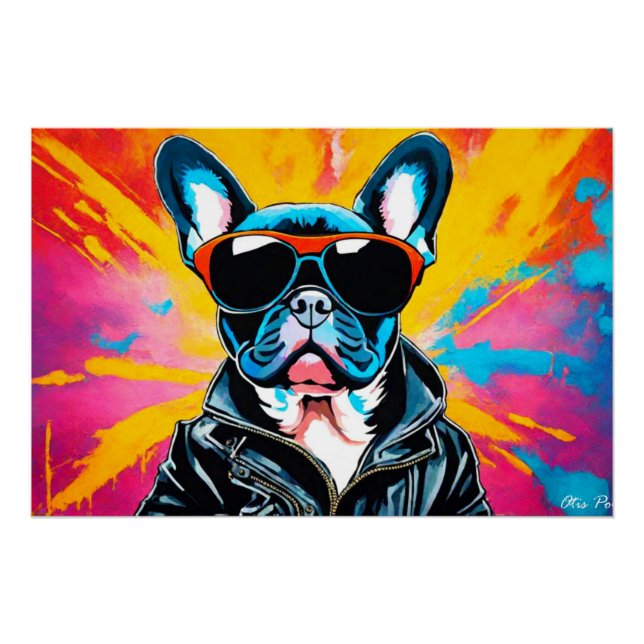 Póster Bulldog UNFRANCÉS SALVAJE 5 (Anverso)