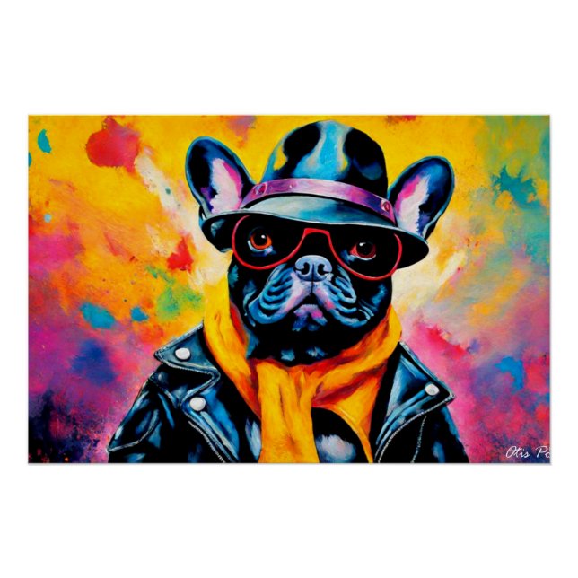 Póster Bulldog UNFRANCÉS SALVAJE 6 (Anverso)