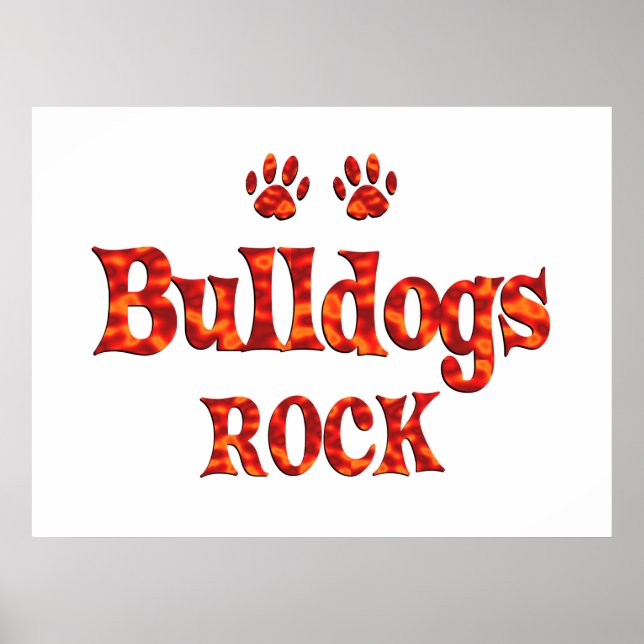 Póster Bulldogs Rock (Frente)