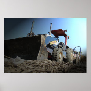 Póster Bulldozer