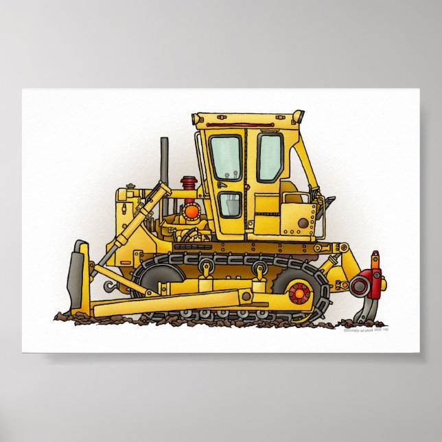 Póster Bulldozer Dozer (Frente)