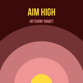 Póster Bulls Eye — 90s Maximalist Poster | Retro Bedroom