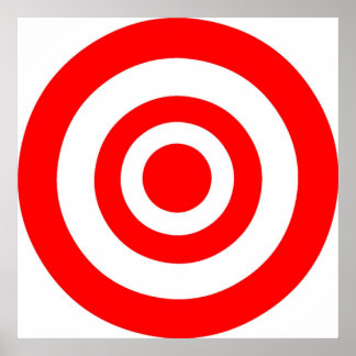 Póster Bullseye Target