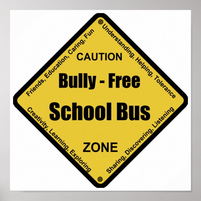 Póster Bully - Autobús escolar gratuito (Frente)