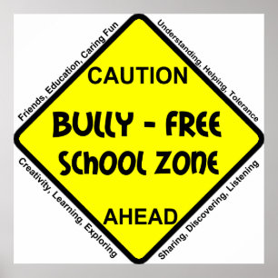 Póster Bully - Zona escolar libre