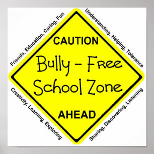 Póster Bully - Zona escolar libre