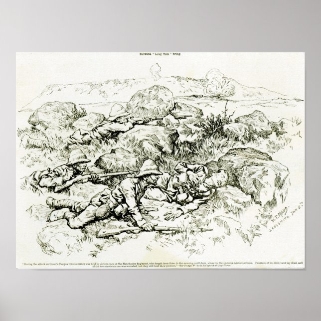 Póster Bulwana "Largo Tom" Firmando (Frente)