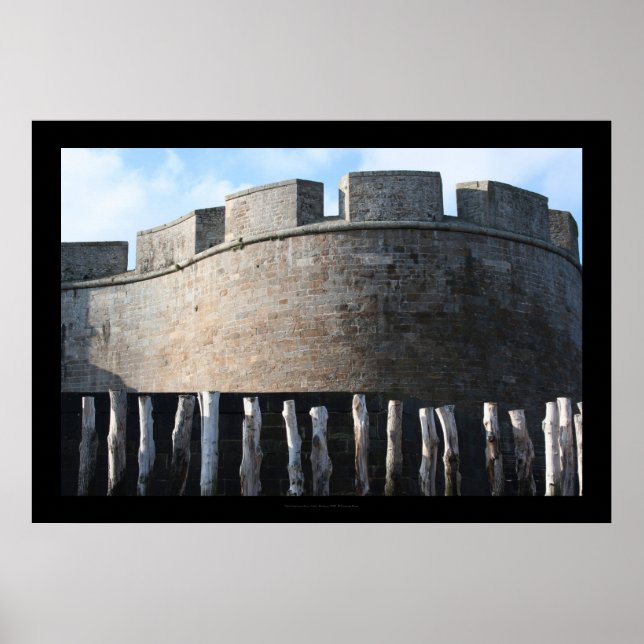 Póster Bulwark Fortifications Saint Malo Brittany Poster (Frente)