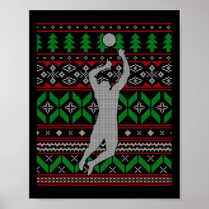 Póster Bump de voleibol - Happ escolar de Spike College