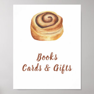 Póster Bun canela de ducha de bebé Tarjetas y Regalos