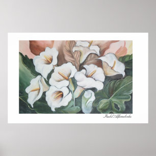 Póster Bunch of Arums - poster