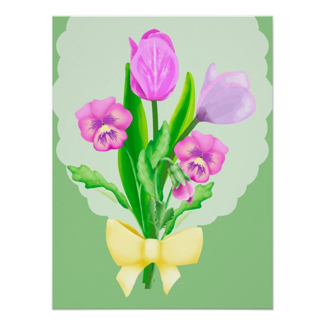 Póster Bunch of Spring Flowers 2 (Anverso)