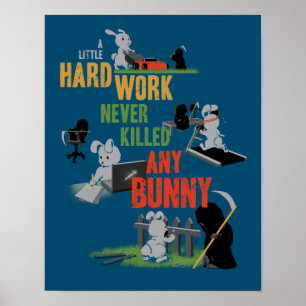 Póster Bungalow de trabajo duro