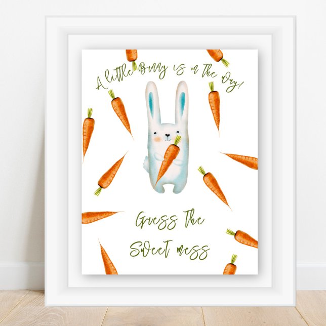 Póster Bunny - Adivinen el dulce juego de la ducha bebé (Subido por el creador)