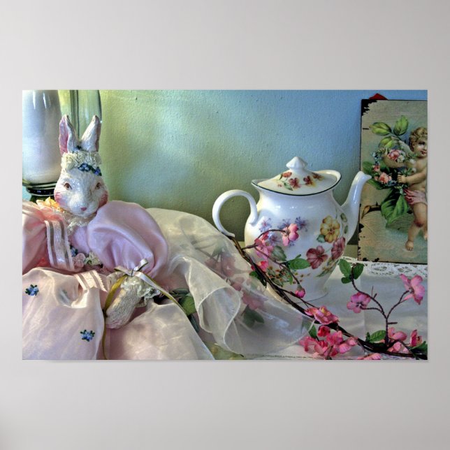 Póster Bunny And Teapot (Frente)