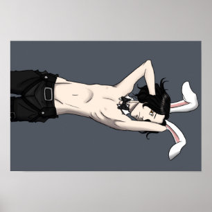 Póster Bunny blanco