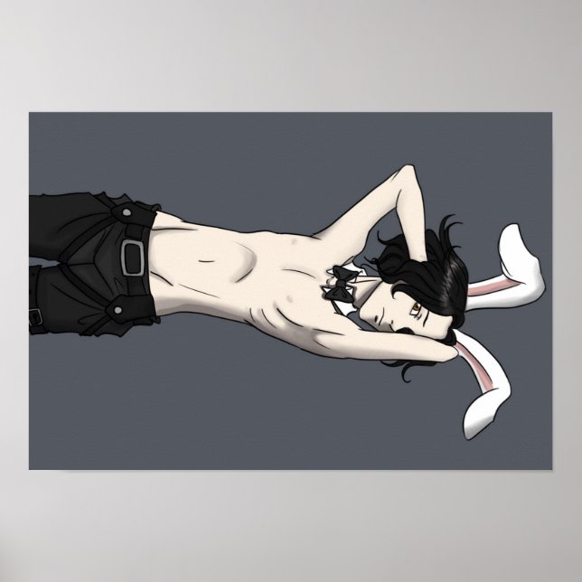 Póster Bunny blanco (Frente)