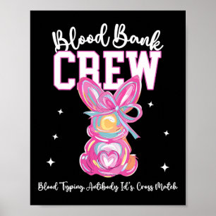 Póster Bunny Bow Easter Bloaster Bynk Crew Medical Lab Te