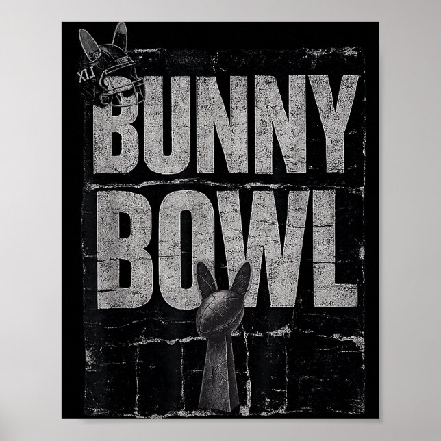 Póster Bunny Bowl Funny Halftime Show 2026  (Frente)