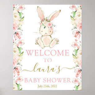 Póster Bunny Chica de bienvenida
