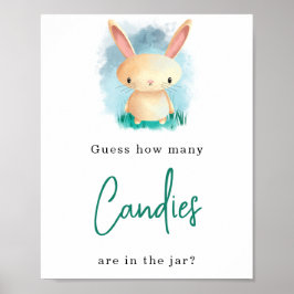 Póster Bunny - Cuántas golosinas
