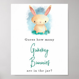 Póster Bunny - Cuántos conejitos de gominola