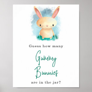 Póster Bunny - Cuántos conejitos de gominola