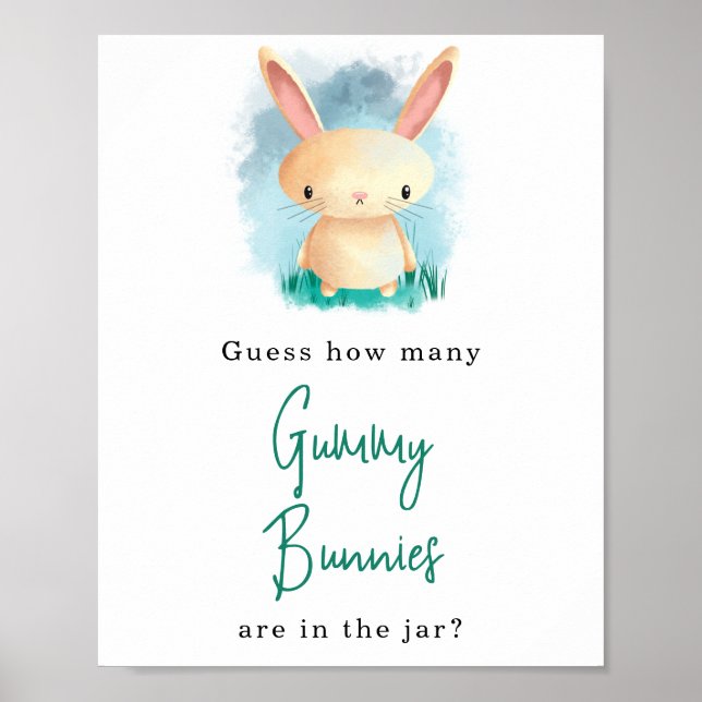 Póster Bunny - Cuántos conejitos de gominola (Frente)