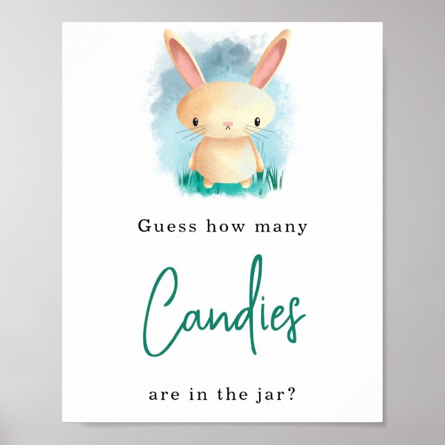 Póster Bunny - Cuántos dulces (Frente)