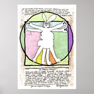 Poster Bunny DaVinci e impresión