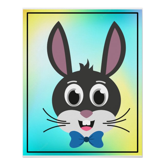 Póster Bunny Face Boy-32886 (Anverso)