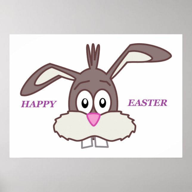 PÓSTER BUNNY "FELIZ ORIENTAL" (Frente)