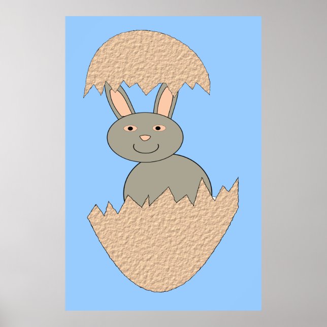 Póster Bunny Hatching de Egg Weird Poster (Frente)